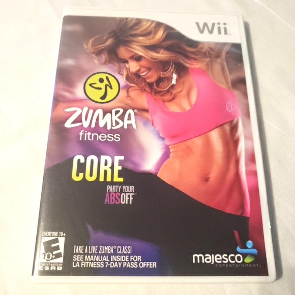 Zumba Fitness Core Party Your Abs Off- Nintendo Majesco Wii Game